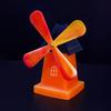 1 Sett DIY Vindmølle Ornament Silikonform Håndlaget Roterende Vindmølle Figur Skrivebordsdekorasjon Håndverk Laging Epoksyharpiks Støpeform