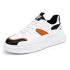 Men's thick soled height increasing white shoes four season new casual shoes soft sole walking shoes student sports board shoes