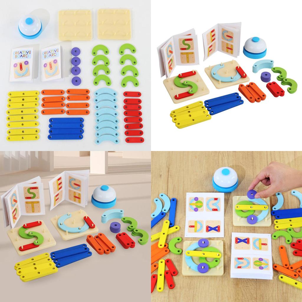 Wooden Puzzle Battle Board With Color Recognition For Kids Learning And Cognitive Development