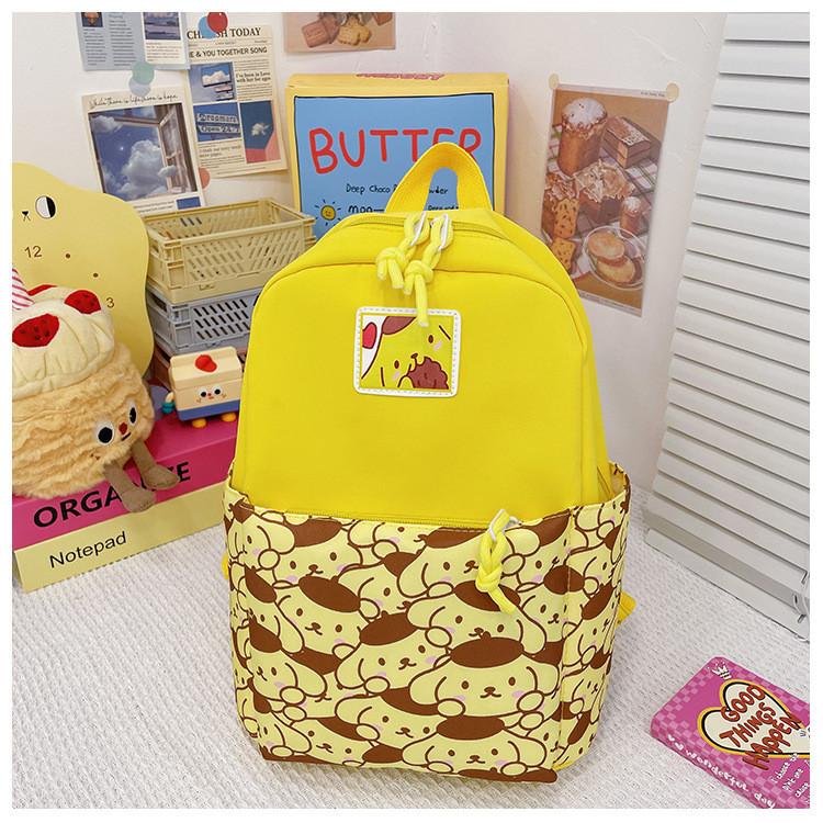 Cute Nylon Backpack For Preschoolers Trendy And Comfortable Cartoon Print