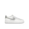 Air Force 1 GS Blanc Football Gris Baskets Enfant Pure-Platinum Métallisé-Argent FV3981-100
