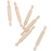 10pcs Mini Doll House Wooden Rolling Pin Simulation Kitchen Accessories  Children