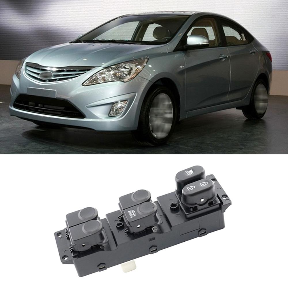 Front Left Window Control Switch Button For Hyundai Accent Verna 2010-2014 93570-0U000 935700U110 936701R410 Power Window Switch