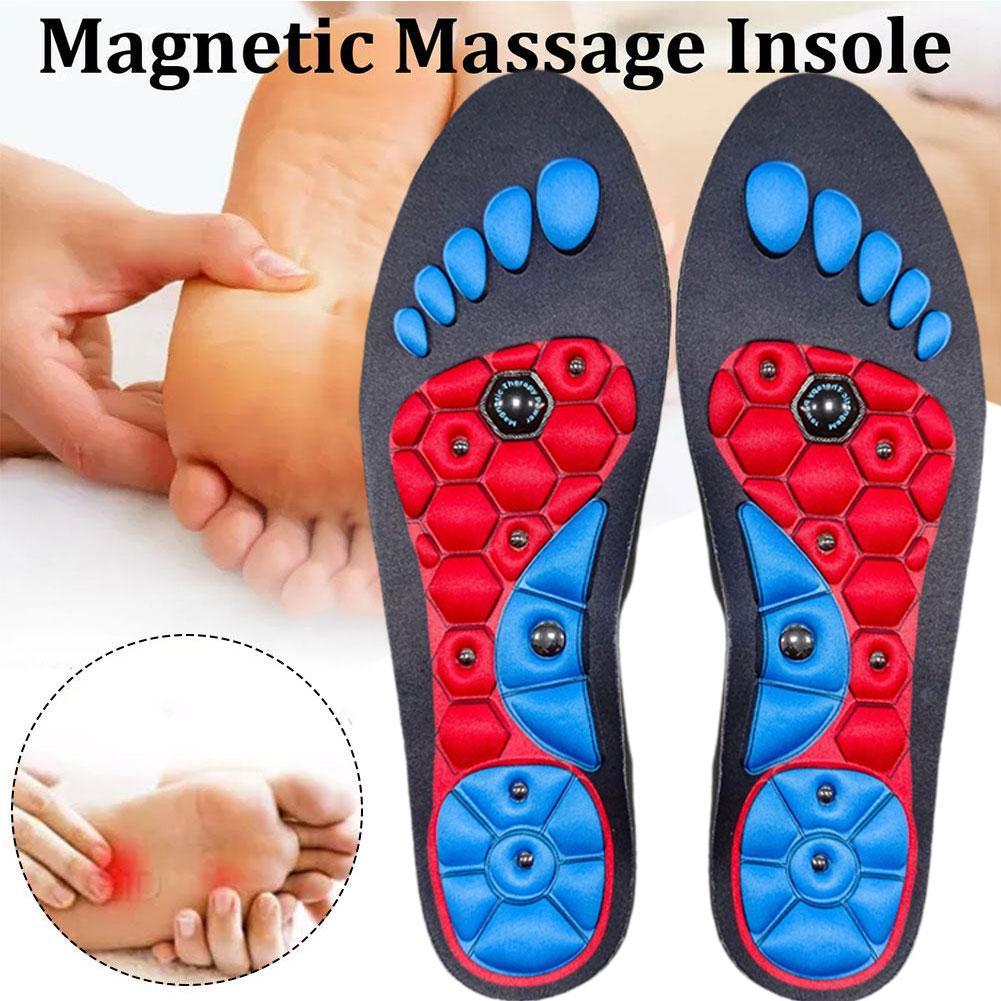 Magnetic Massage Insoles - Comfortable EVA Cushion Pads for Enhanced Foot Support, 1 Pair
