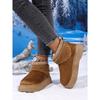 Large Thick Soled Snow Boots for Women, Winter New Style with Plush and Thick Super Warm Cotton Shoes