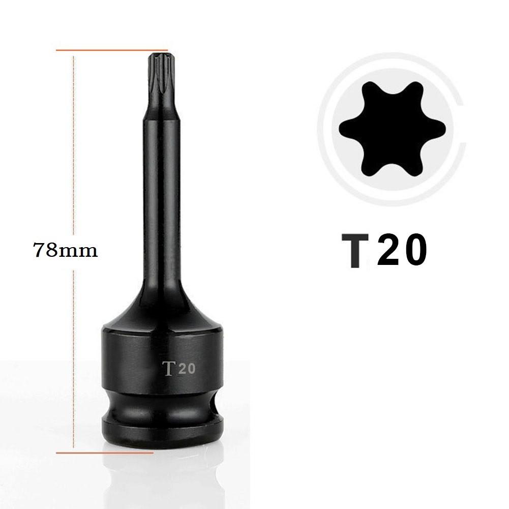 1/2 Inch Socket Adapter Driver Star Bit Electric Screw Adapter Head