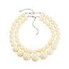 Trendy Personalized Design Big Small Round Bead Beaded Necklace Set Exaggerated Simple Fashion Choker Necklace For Women