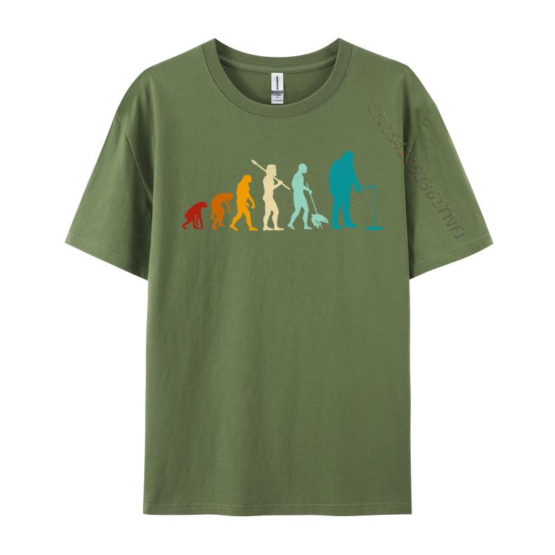 Ice Fishing Evolution Ice Fishing Evolution Joke Tops T Shirt Round Collar Male T Shirt Simple Style TeeShirt Fashionable