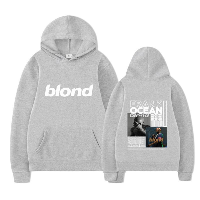 New blond Amazon autumn and winter new fleece urban casual hooded sweater