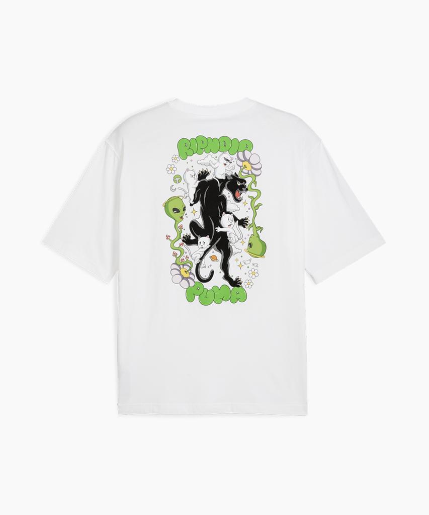 Puma X Rib 'N' Dip Boxy Graphic Tee - White / 632413-02