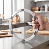 Stand Aluminum Alloy Rotating Base Heavy Duty Round Glass Turntable Stand Round Metal Swivel Support Stand Showcase Furniture