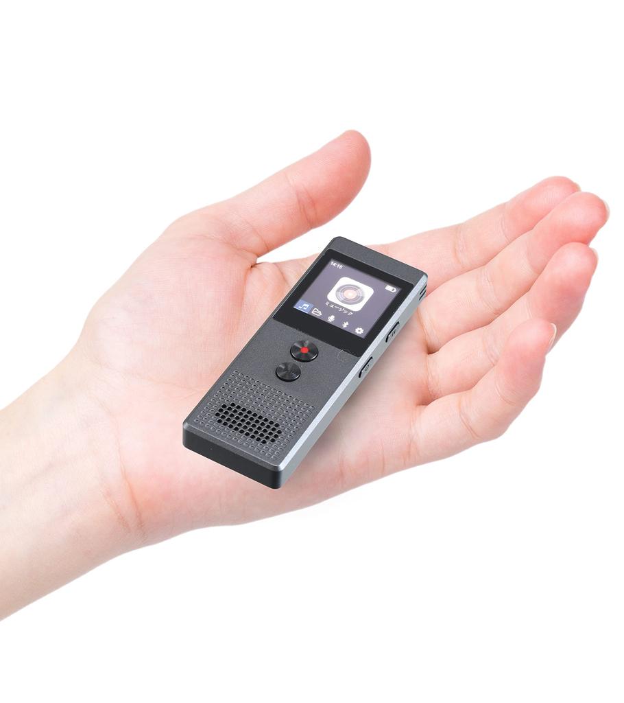 Kiyoraka Color Voice Recorder with Screen and Can Record Smartphone Calls Compact and Cool GT-S01 "Voice DX" Easy-to-read Portable, Convenient,