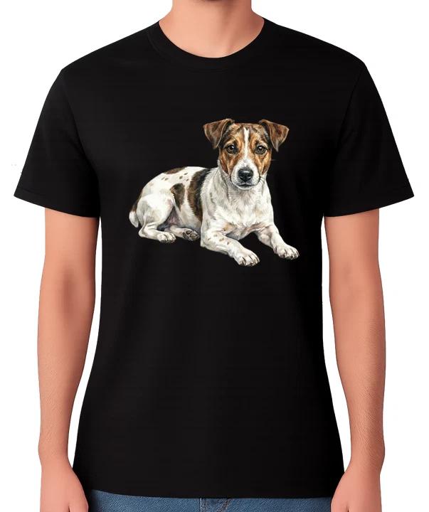 Jack Russell Terrier Dog T-Shirt Cute Pet Lover Graphic Unisex Tee XXXL