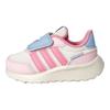 adidas Run 70s Ac Comfortable Soft Durable Low-Top Walking Shoes Baby Shoes Pink White JQ6717