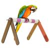 Bird Training Stand Colorful Acrylic Sheet Rough Surfaced Corundum Desktop   Training Stand for  s Pet Birds