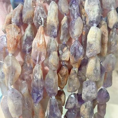Perline di Ametista Grezza Naturale a Scheggia per Gioielli e Accessori Fatti a Mano