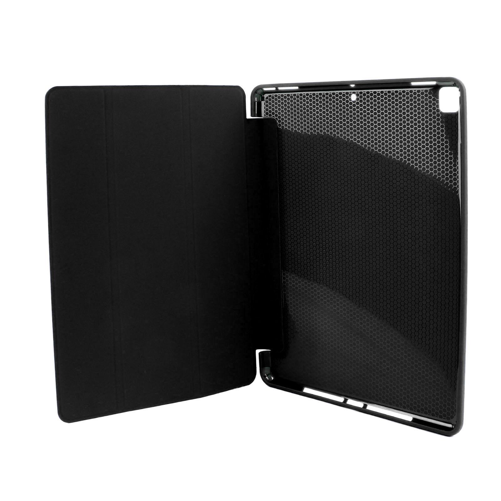 

Tablet Case for IOS Tablet Trifold Perfect Cut Full Wrapped Prevents Scratches Soft Silicone Tablet Cover Black 2021 2021 2020 2019 for IOS Tablet 10.2in Universal чёрный