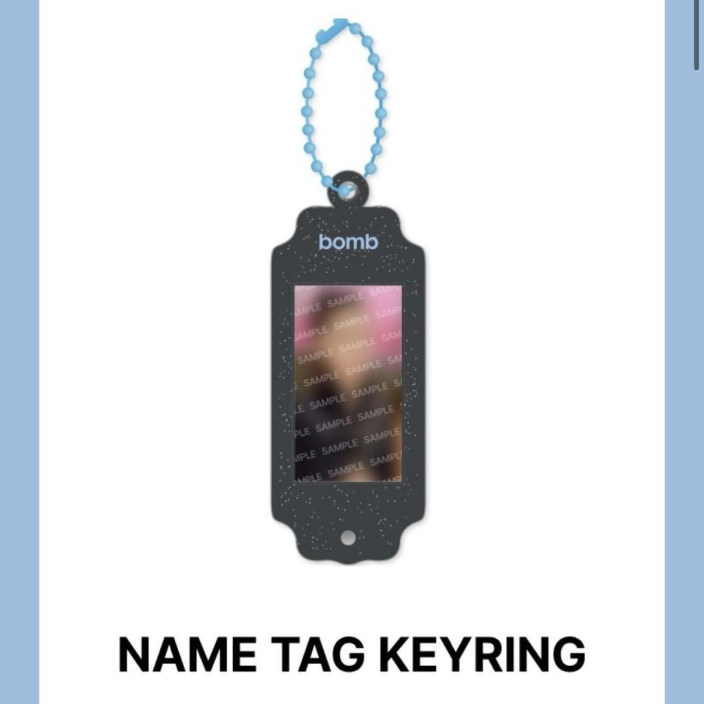 [USED] ILLIT bomb Korean Popup Name Tag Keychain