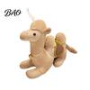 Decorative Camel Soft Toy Realistic Bactrian Plush Doll, Stuffed Animal with Embroidered Saddle Pads Polyester Fiber And Bells, Fuzzy for Kids