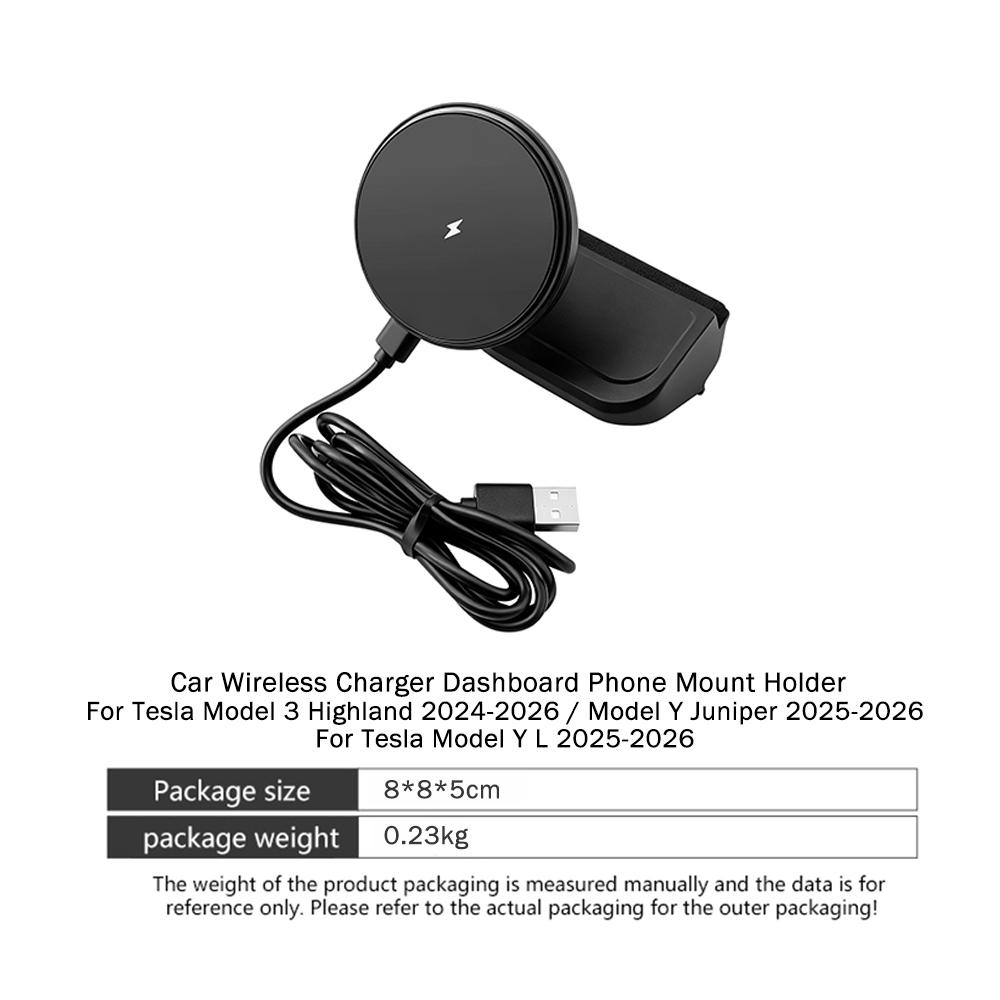 Magnetic Car Phone Holder Mount For Tesla Model 3 Highland Model Y Juniper Model YL Anti Shake Vibration Proof Stand Accessories