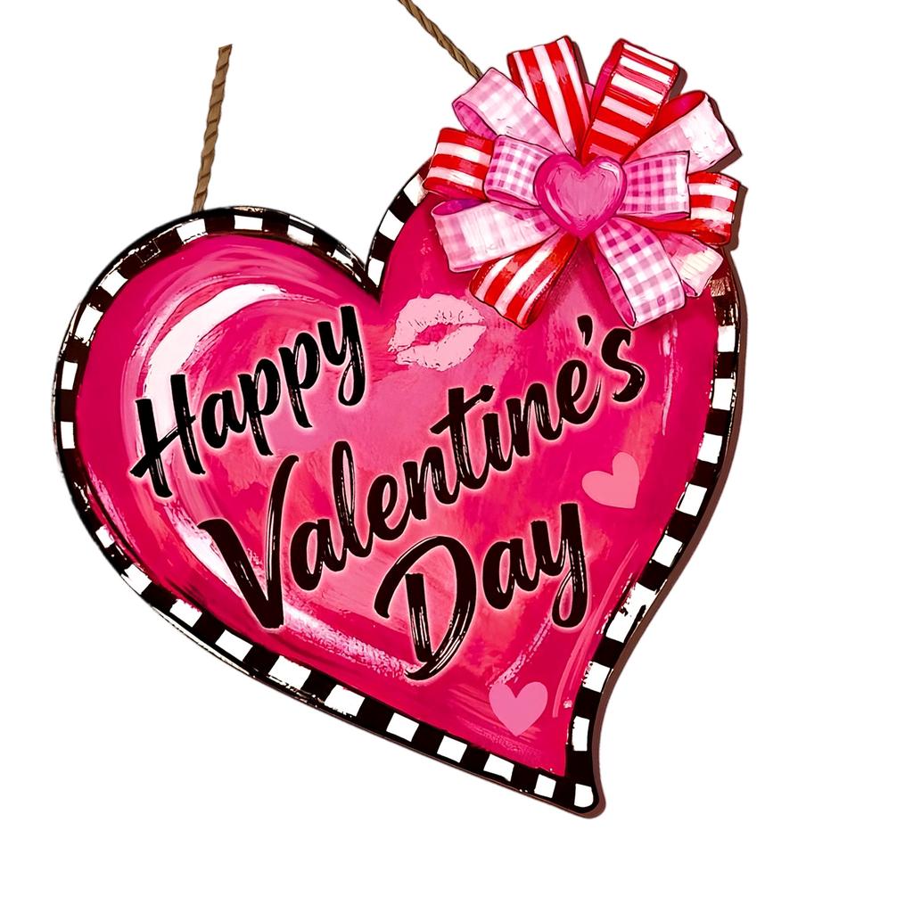 Classical 30cm Heart Shape Wood Plaque Offering Two Color Choice For Individualized Loves Expression In Various Setting
