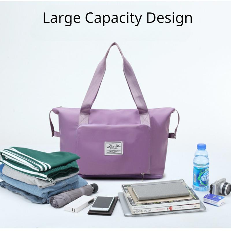 Folding Travel Bag for Men and Women Short Distance Portable Expansion Travel Luggage Bag Waiting for Parturition Storage Bag Fitness Yoga Bag
