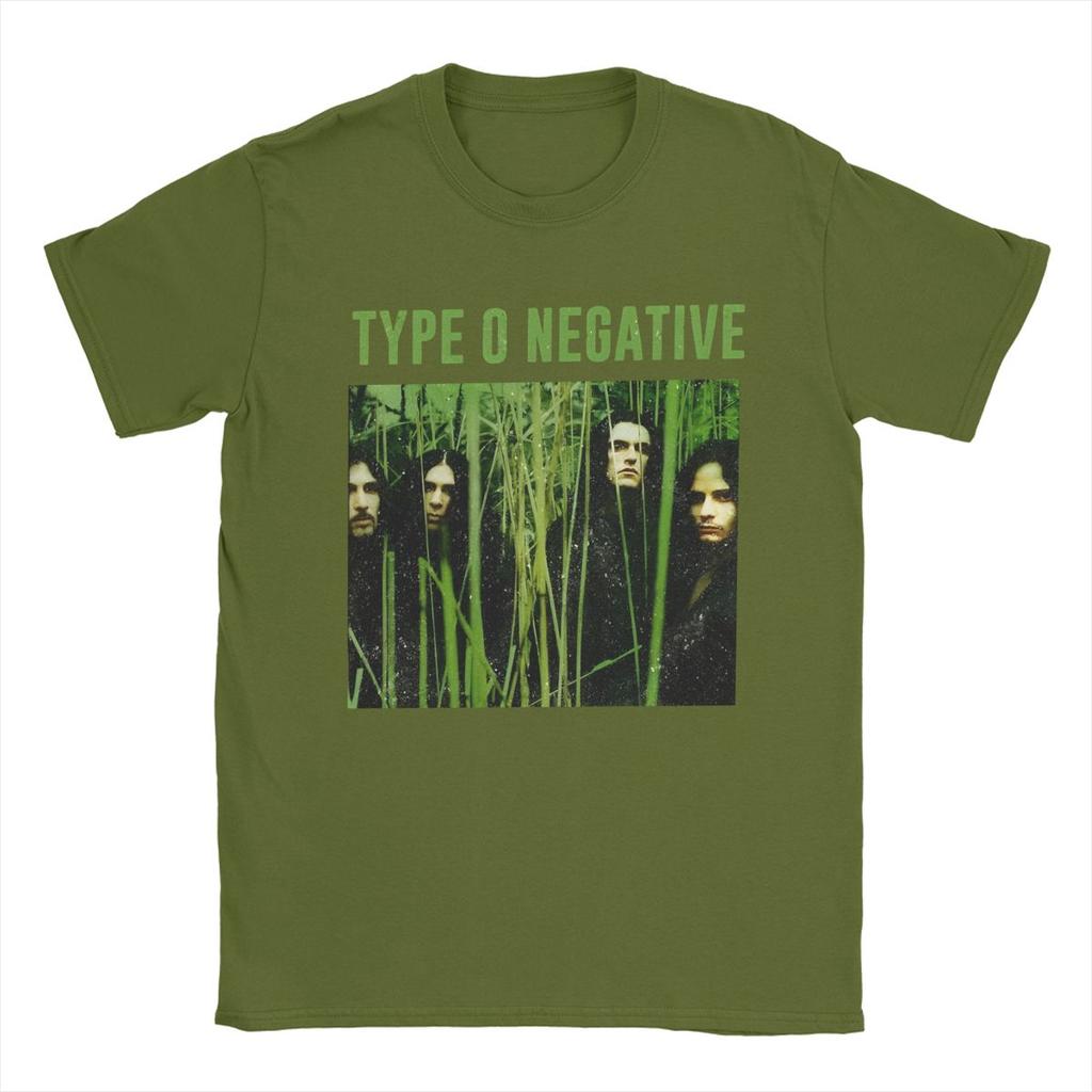 Type O Negative Men T Shirt Novelty Tees Short Sleeve Crew Neck T-Shirts 100% Cotton 4XL 5XL 6XL Tops
