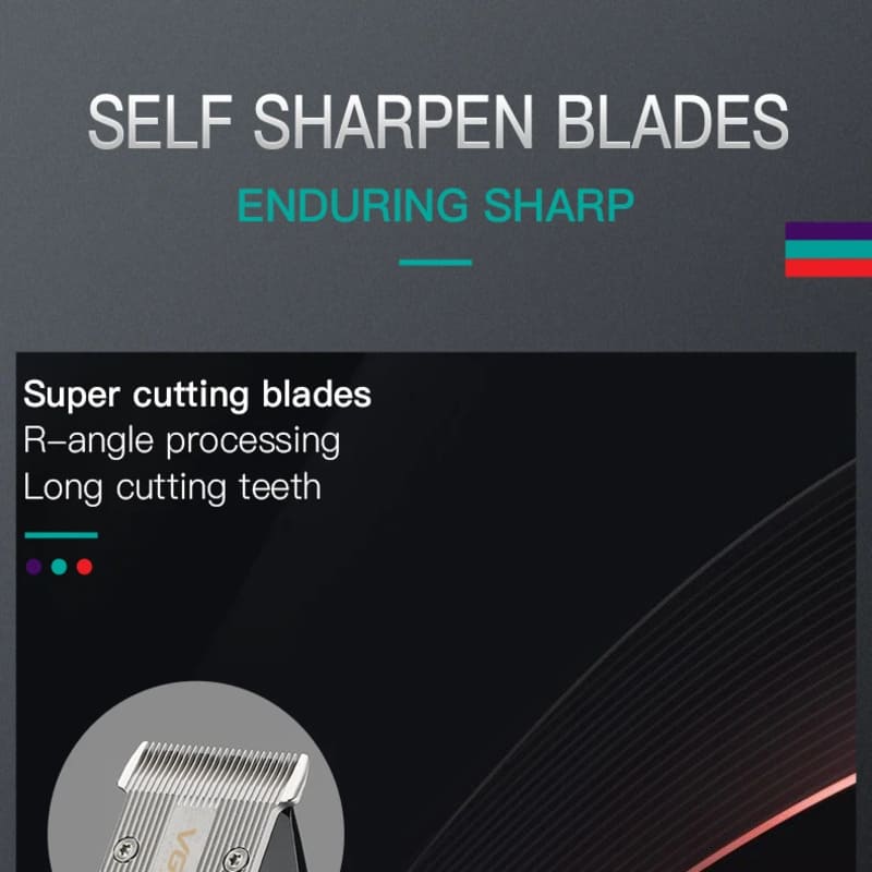High-quality Men's Electric Hair Clippers with Digital Display and Variable Speed Electric Hair Clippers for Shaving and High-power Hair Clippers