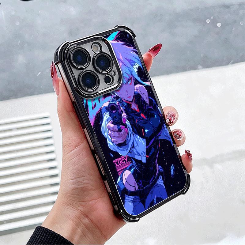 E-Edgerunners Anime Lucy Soft Phone Case For Xiaomi Poco X7 X8 Pro Max X6 X5 X3 F8 Ultra F7 M8 M7 M5S Redmi 15C 15A 15 14C 13C 1