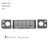 Plastic Simulation 324/313mm 5 Doors Monocoque Car Shell for 1/10 RC Crawler Car Traxxas TRX4 Defender RD110 Wagon Diy Parts
