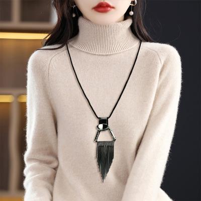 Γυναικεία Αλυσίδα για Πουλόβερ Μονόστρωμη Κράμα Κόκκινη Χάντρα Γεωμετρικό Κρεμαστό Κόσμημα Ρούχων για Ραντεβού Χορό Αποφοίτησης Πάρτι Διακόσμηση Ρούχου Κολιέ