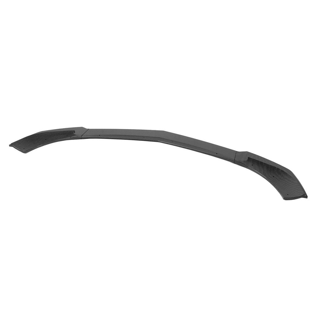 3PCS Front Bumper Lip Spoiler Scratch Resistant Bumper Lip Chin Splitter Kit Replacement for C‑Class W204 04 2011‑2014