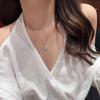 Luxurious And Exquisite   Sparkling Oval Gemstone Necklace Inlay Diamonds Fashion Collar Chain Pendant Wedding Jewelry