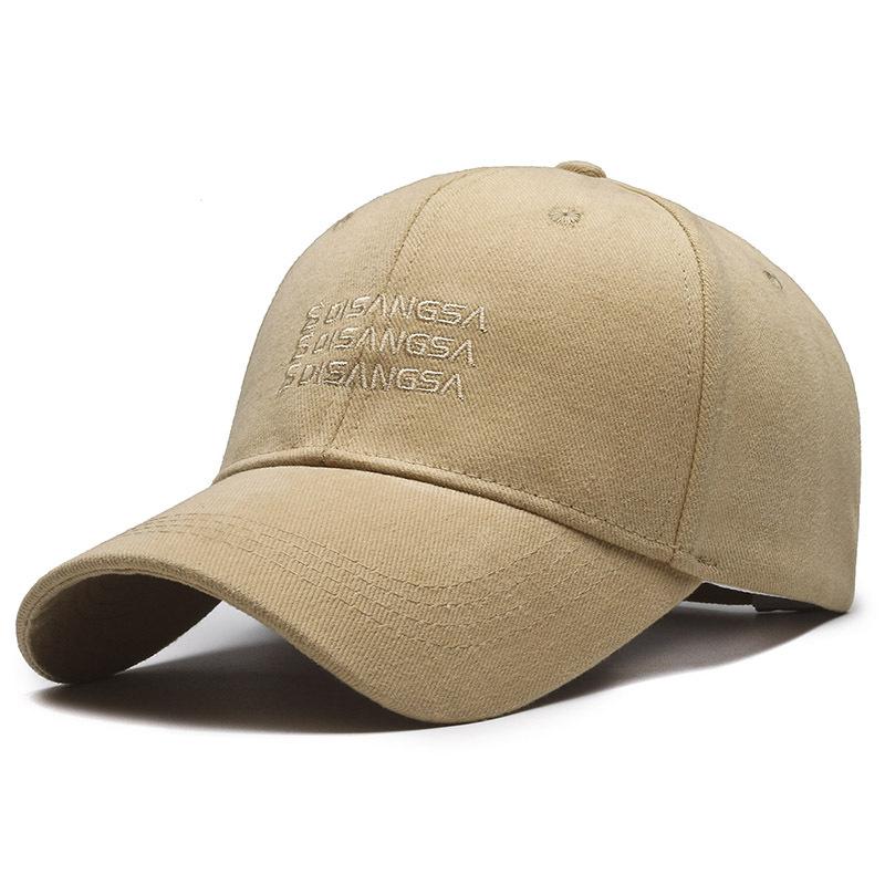 Damen Baseballkappe Retro Sonnenschutz Kappe Herren Große Kopf Kappe Sonnenhut