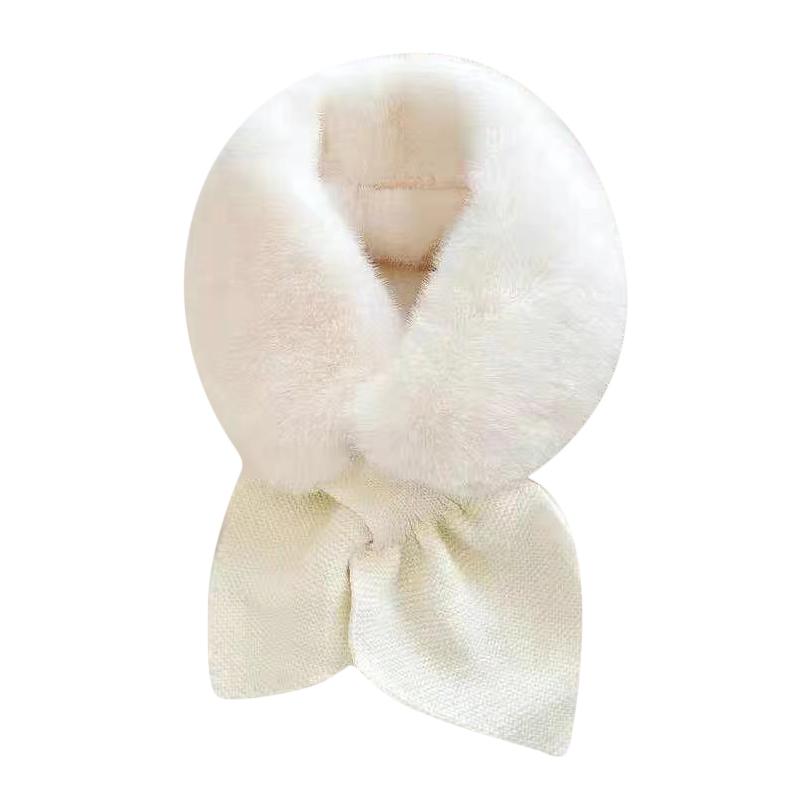 

Cross Straps Shawl Soft Neck Scarf Girls Ladies Autumn Winter Knitted Scarf All-Match Female Scarves 2025 New Brand One Size молочный белый