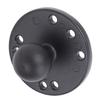 Base di montaggio a sfera da 1 pollice in lega di alluminio, montaggio universale, piastra di montaggio per dispositivi elettronici con foro AMPS per Garmin