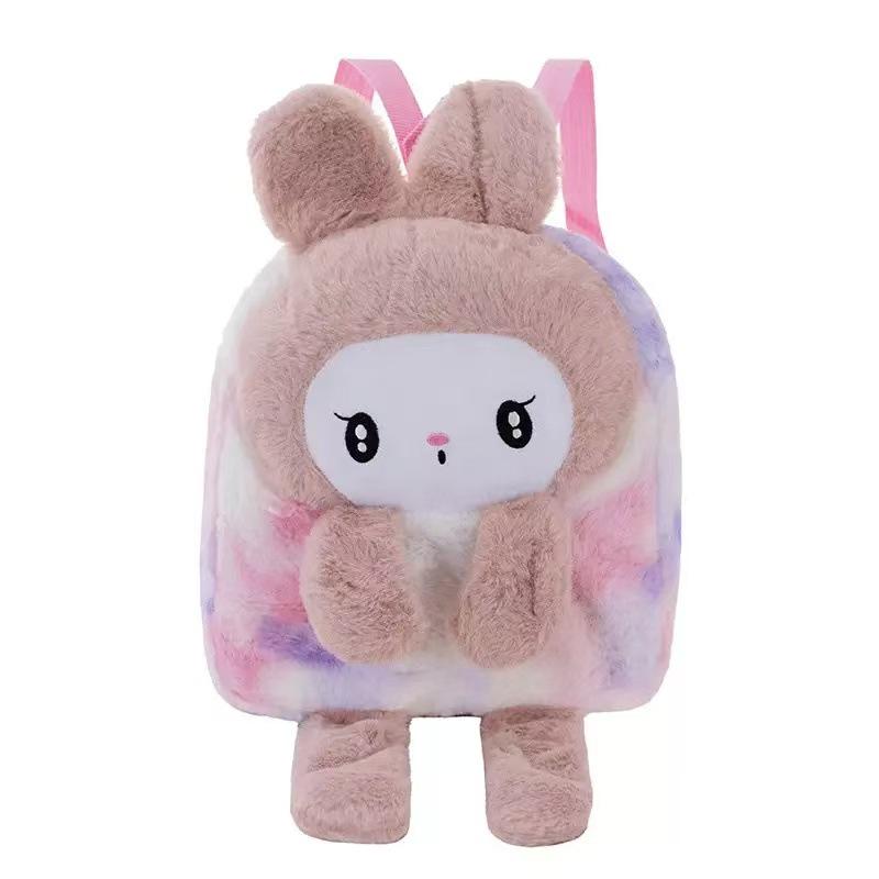 Jucărie de pluș Labubu Rucsac de iarnă și geantă crossbody - Ghiozdan drăguț