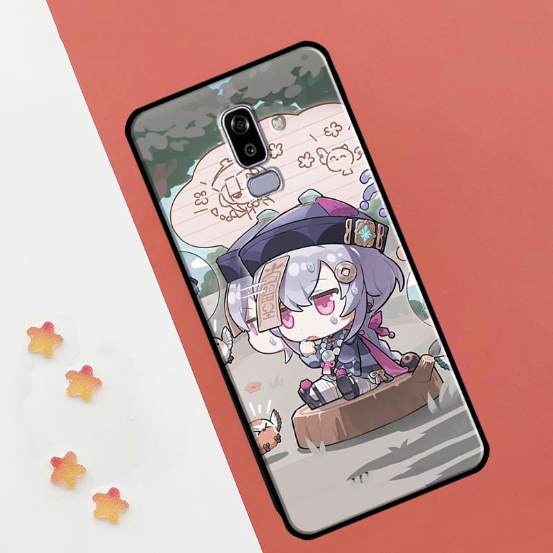 Genshin Impact Chibi Case For Samsung Galaxy J8 2018 A7 A9 A6 A8 J4 J6 Plus J1 A3 A5 2016 J3 J5 J7 2017 Cover