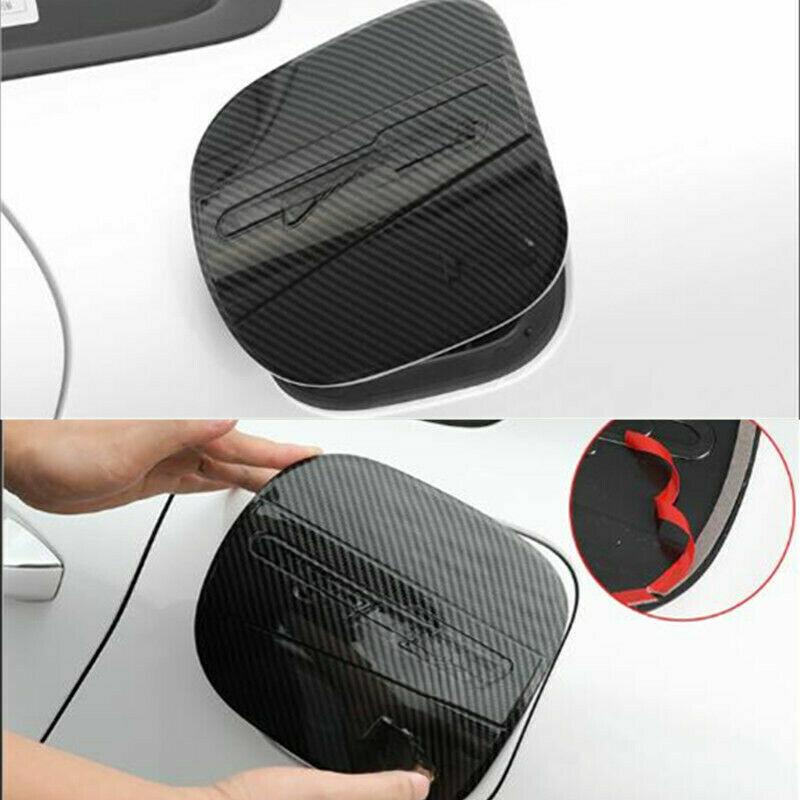 Carbon Fiber Gas Oil Fuel Tank Cap Cover Trim For KIA K5 2020-2025