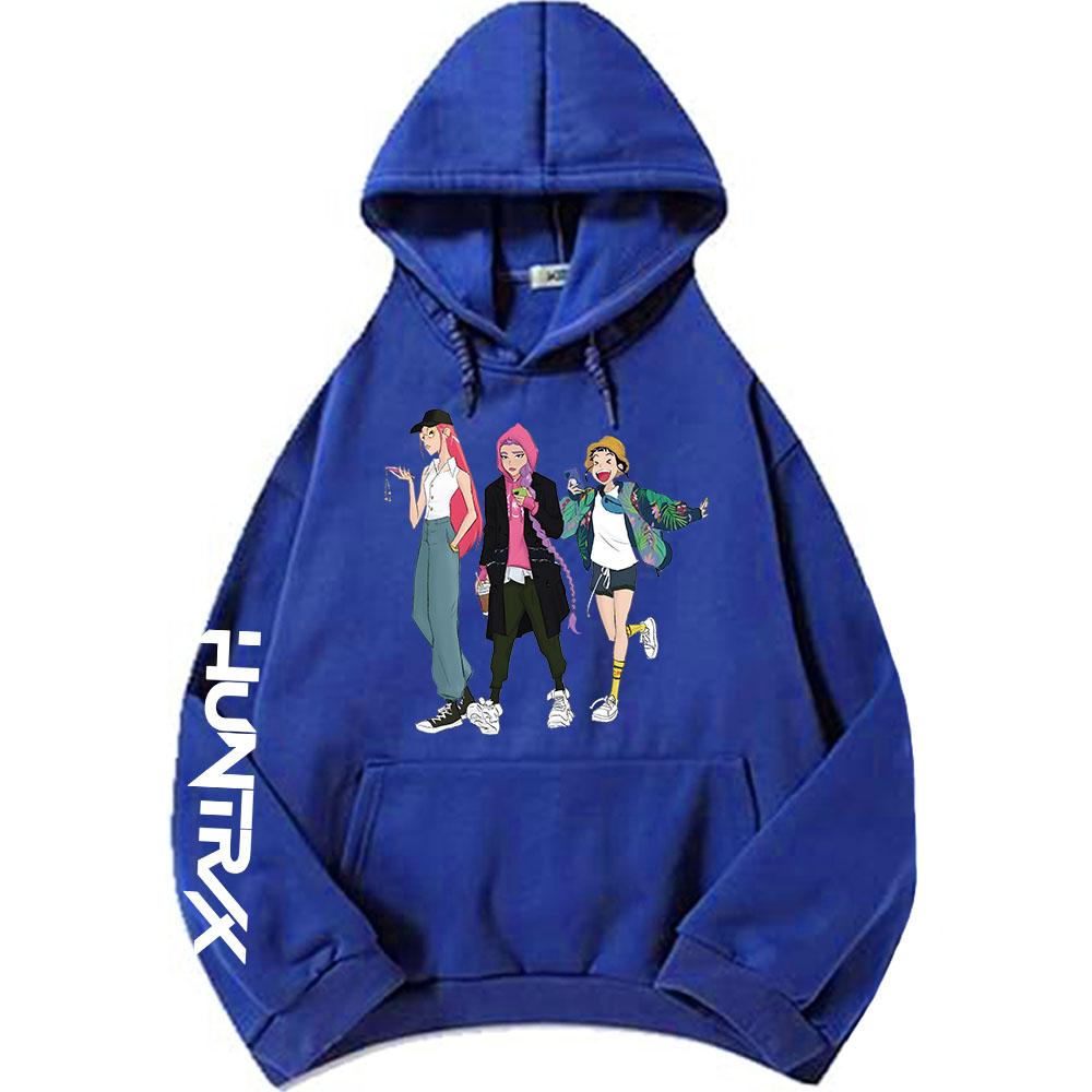 Saja Boys Glow in The Dark Adult Hoodie KPop Demon Hunters Graphic Printing Sweatshirts Long Sleeve Hooded Pullovers Men