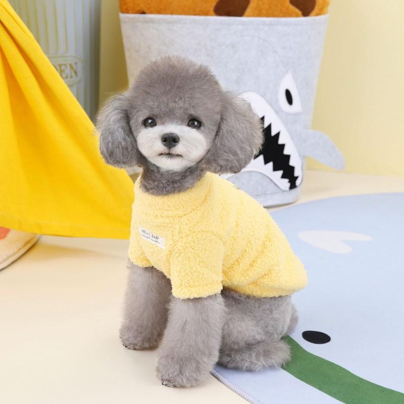 Zimowe ciepłe ubrania dla psów, sweter dla małych psów, pluszowy płaszcz dla psa, miękka kurtka dla szczeniaka, chihuahua, bichon, ubrania dla kotów