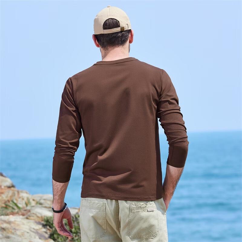 JEEP Men's Xinjiang Cotton Long-Sleeve T-Shirt