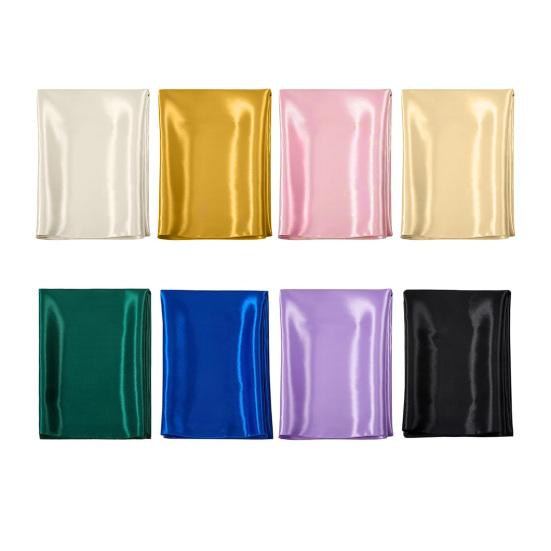 Tablecloth Nordic Style Smooth Satin Fabric Dustproof Protective Cover Wedding Party Dining Table Cloth