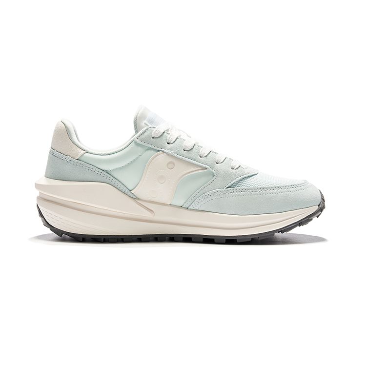 SAUCONY Jazz Renew Comfortable Versatile Retro Shock Absorbing Durable Low Top Lifestyle Casual Shoes Unisex Sneaker Light-Blue S79040-9