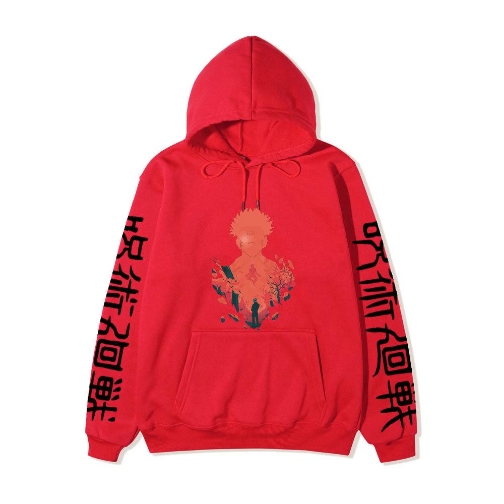 Jujutsu Kaisen Satoru Gojo Anime Graphic Hoodie Unisex Winter Fleece Lined Warm Hooded Sweatshirt Men Women Daily Casual