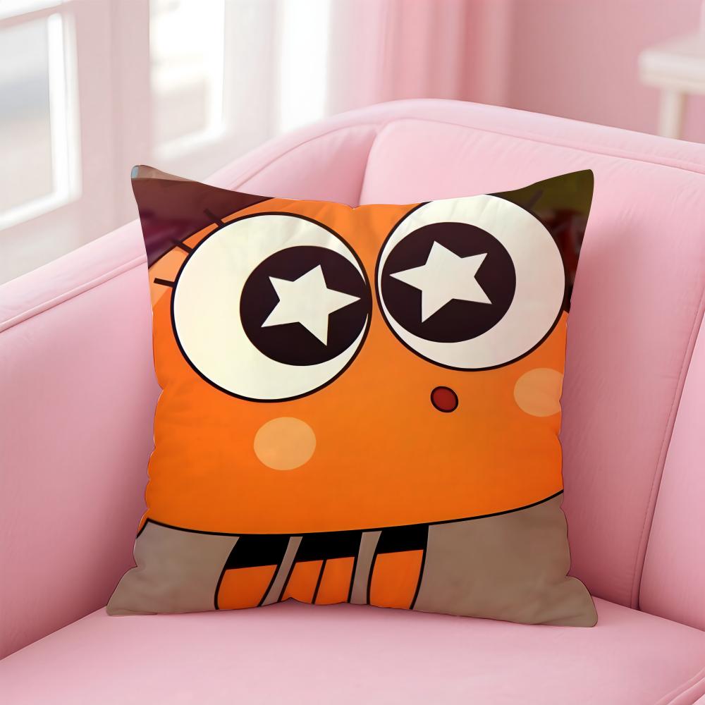 A-Animation The Amazing World of G-Gumball Cushion Cover Comfortable Reversible Pillow Cover Ideal for Car Sofa Bedroom & Beyond