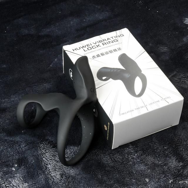 Vibrator Penis Ring Adult Men Delay Ejaculation Cock Chastity Cage Penisring Enlargement For Male Dick Sleeve Couple Sex Toy