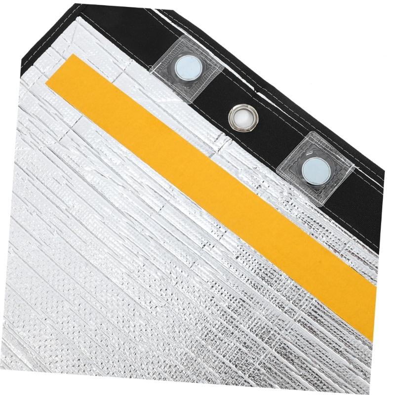 AC Unit Cover Outside Air Conditioner Cover Weatherproof Flame Resistant Guard With Aluminum Layer