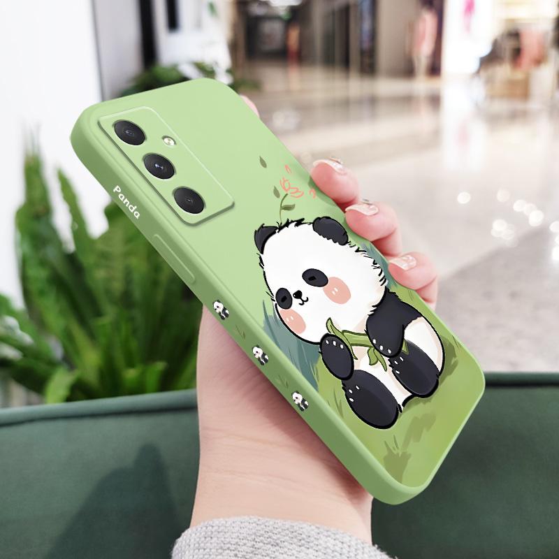 Baby Panda Phone Case For Samsung Galaxy A56 A36 A26 A16 A06 A17 A07 A55 A35 A25 A15 A05 A54 A34 A24 A14 A04 4G 5G Cover