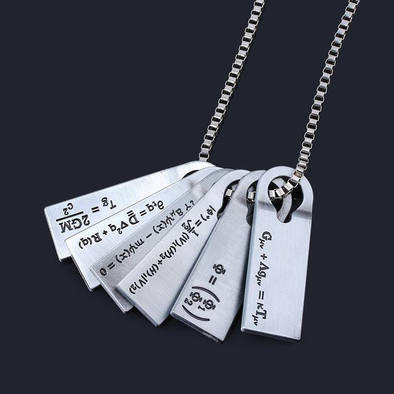 Death Stranding Chemical Physical Equations Alloy Pendant Necklace With Vintage Design For Science Enthusiasts